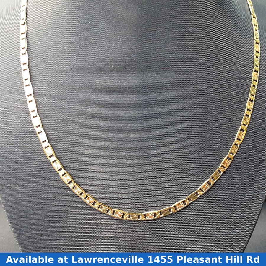 Gucci Chain - Tricolor Gold 14k (.585) 8.2 grams 22 inch