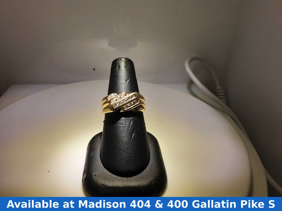 Men's Ring - Yellow Gold 10k (.417) 5.94 grams Size 9