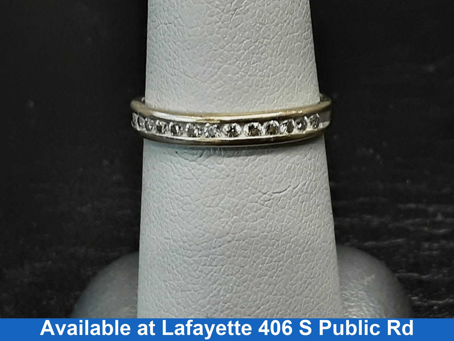 Women's Ring - Anniversary - White Gold 14k (.585) 2.1 grams Size 7