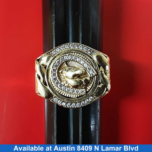 Men's Ring - Yellow Gold 14k (.585) 8.9 grams Size 11