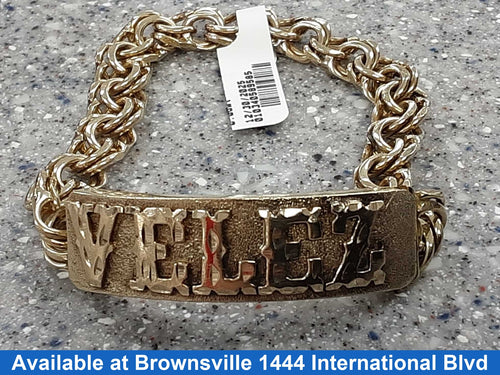 ID Bracelet - Yellow Gold 10k (.417) 36 grams 8 inch