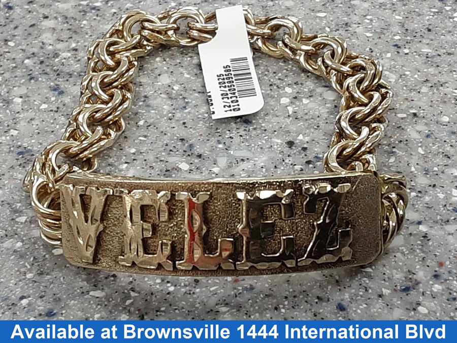 ID Bracelet - Yellow Gold 10k (.417) 36 grams 8 inch