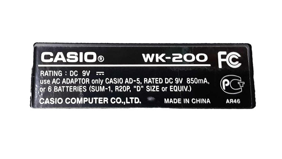 Casio Wk200 Gray
