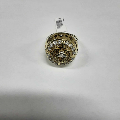 Men's Ring - Yellow Gold 10k (.417) 12.6 grams Size 14.5
