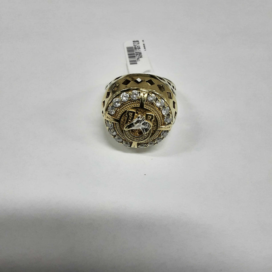 Men's Ring - Yellow Gold 10k (.417) 12.6 grams Size 14.5