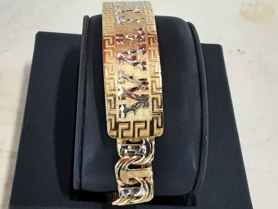ID Bracelet - Yellow Gold 10k (.417) 68.3 grams 8 inch