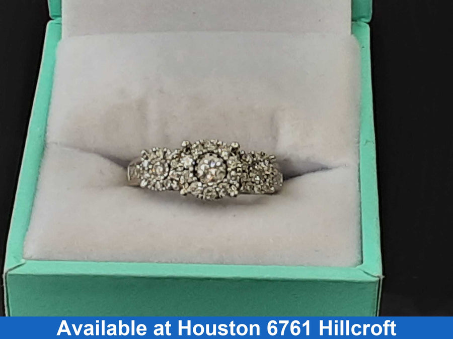 Women's Ring - White Gold 14k (.585) 4.4 grams Size 5