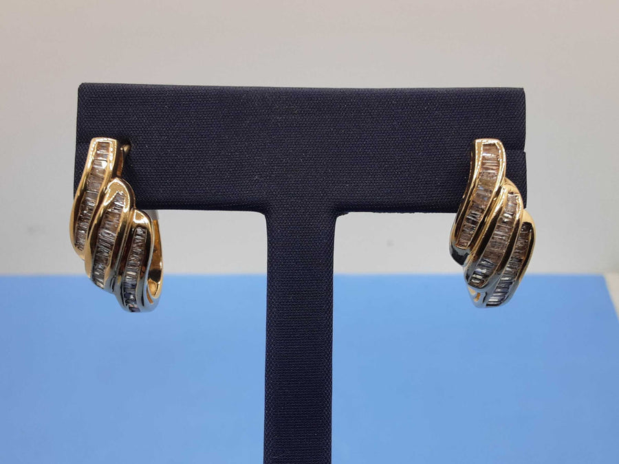 Earrings - Yellow Gold 10k (.417) 6.5 grams
