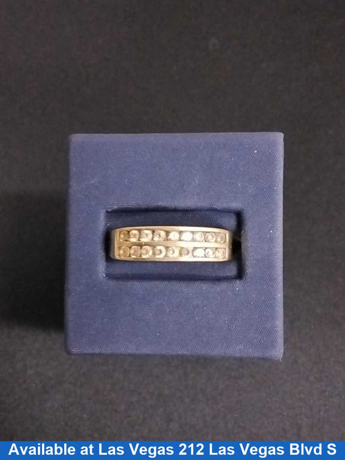 Ring - Wedding Band - Yellow Gold 14k (.585) 3.4 grams Size 20