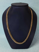 Cuban Link Chain - Yellow Gold 10k (.417) 19 grams 22 inch