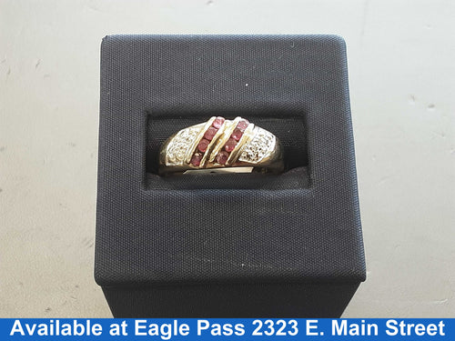 Ring - Wedding Band - Yellow Gold 10k (.417) 3 grams Size 8