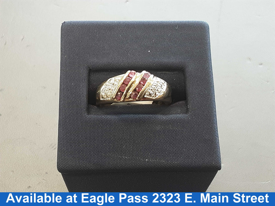 Ring - Wedding Band - Yellow Gold 10k (.417) 3 grams Size 8