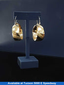 Hoop Earrings - Yellow Gold 10k (.417) 13.6 grams