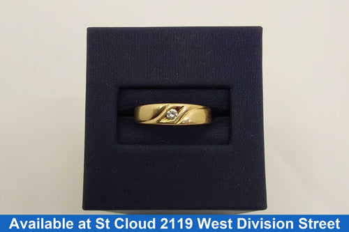 Men's Ring - Yellow Gold 14k (.585) 3.371 grams Size 8
