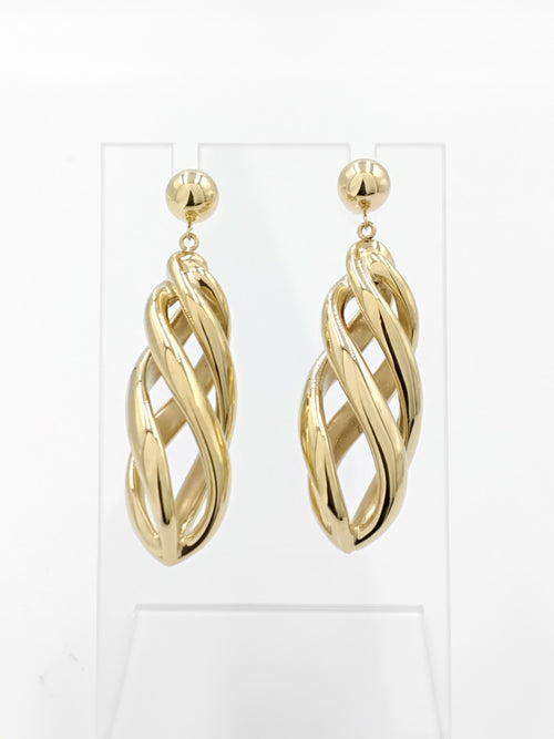 Earrings - Yellow Gold 10k (.417) 4.2 grams