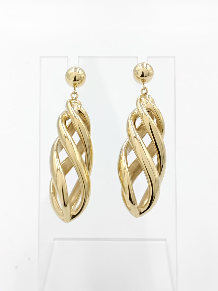 Earrings - Yellow Gold 10k (.417) 4.2 grams