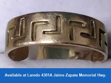 Men's Ring - Yellow Gold 10k (.417) 6.1 grams Size 15.5