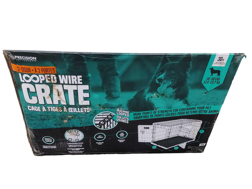 Precision Pet Products Pet Crate Blue Kennel Habitat
