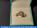 Ring - Engagement Set - White Gold 14k (.585) 3.1 grams Size 5.5
