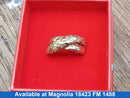 Women's Ring - Yellow Gold 10k (.417) 3.7 grams Size 8
