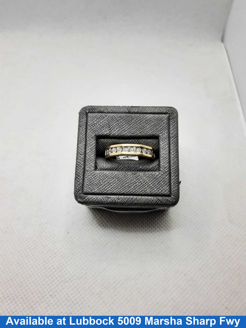 Ring - Wedding Band - Yellow Gold 10k (.417) 2.1 grams Size 20