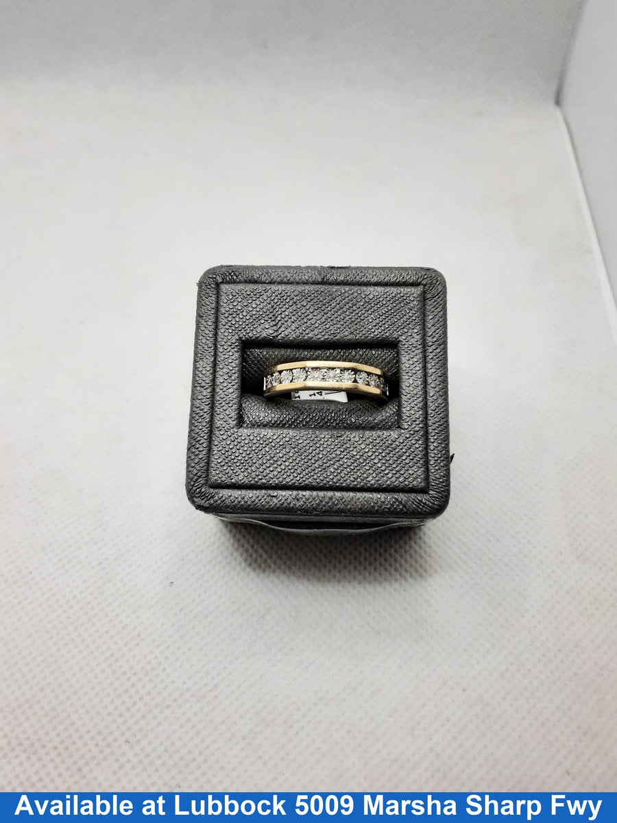 Ring - Wedding Band - Yellow Gold 10k (.417) 2.1 grams Size 20