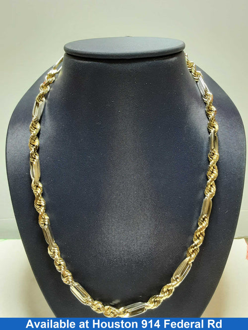 Rope Chain - Yellow Gold 10k (.417) 48.6 grams 26 inch