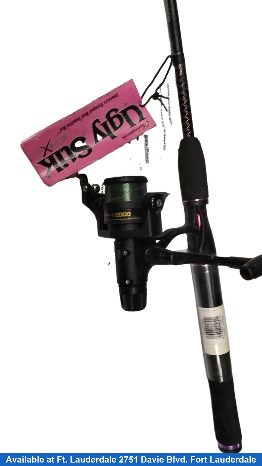 Shimano R2000 Black Fishing Rod & Reel Combo