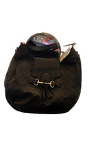 Gucci Gg Signature Medium Emily Black Purse / Handbag