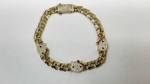 Bracelet - Yellow Gold 10k (.417) 11.8 grams 8 inch