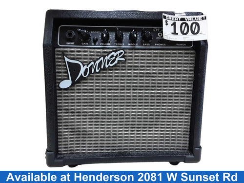 Donner E300571 Black Guitar Amplifier