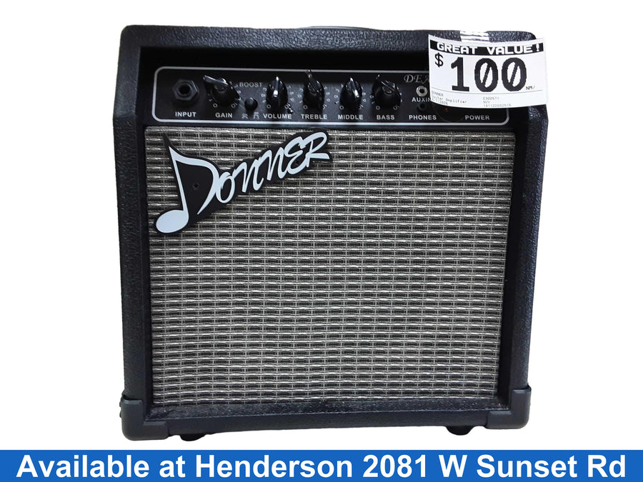 Donner E300571 Black Guitar Amplifier
