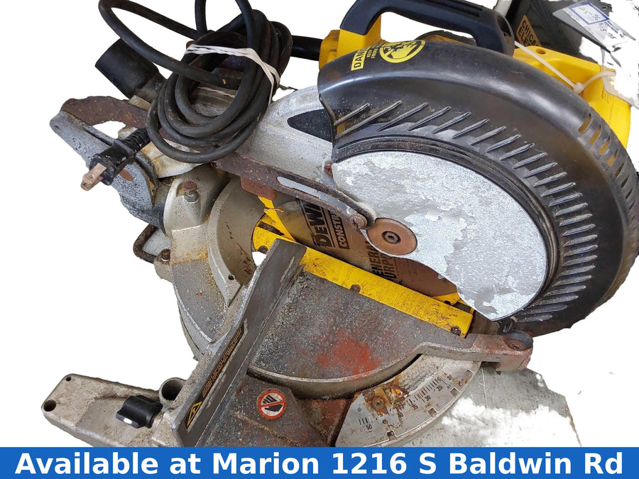 Dewalt Dw703 Silver Corded Miter Saw