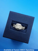 Ring - Engagement Set - White Gold 10k (.417) 4.8 grams Size 6