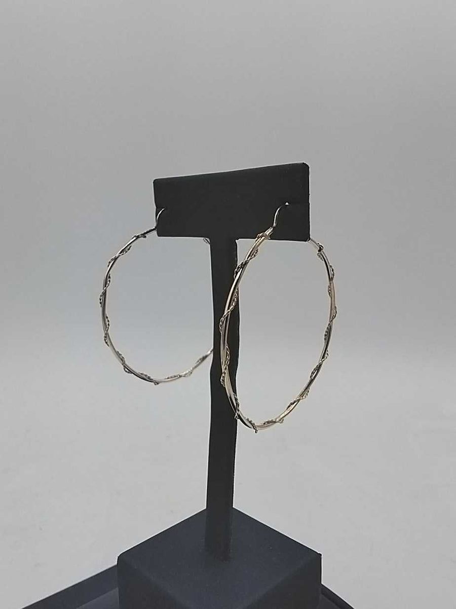 Hoop Earrings - Yellow Gold 14k (.585) 2.5 grams