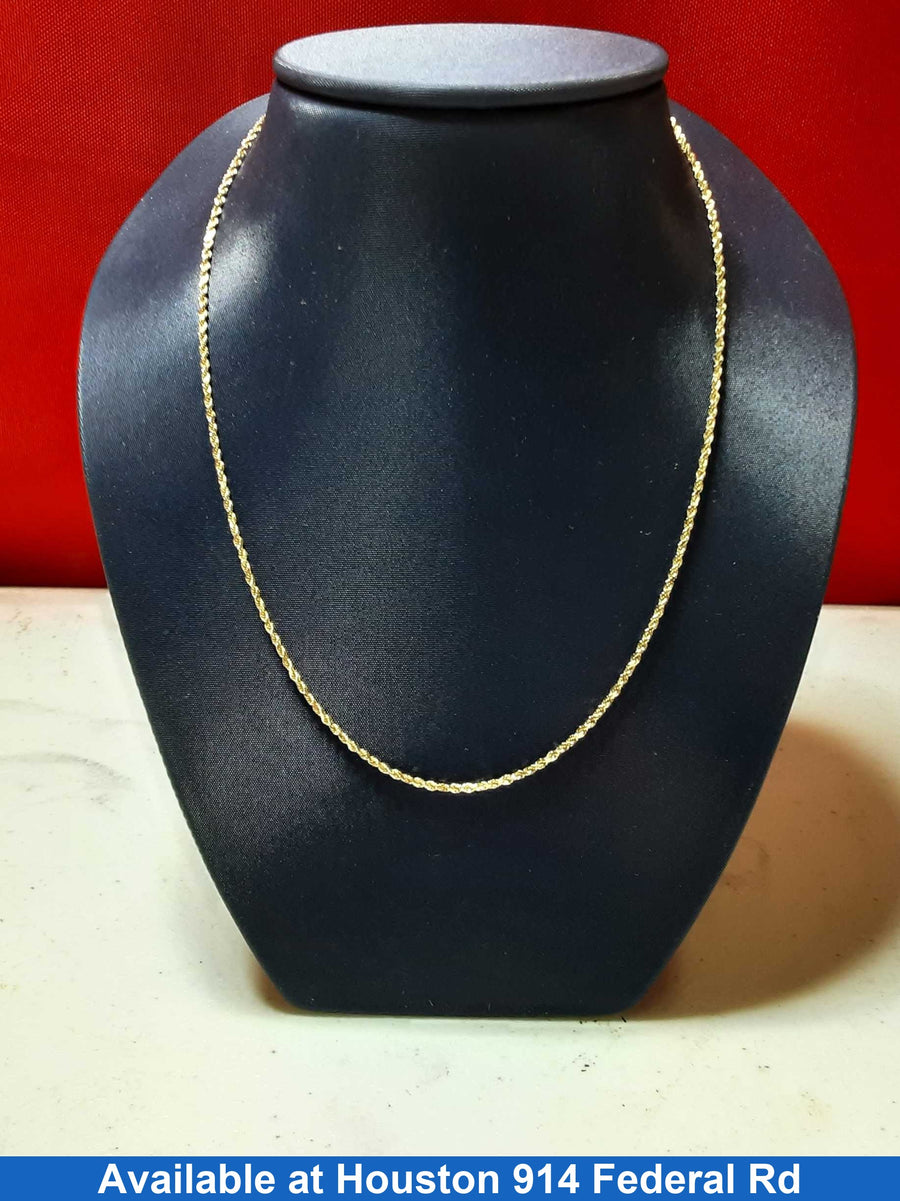 Rope Chain - Yellow Gold 14k (.585) 4.9 grams 23 inch