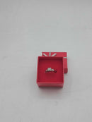 Women's Ring - Solitaire - White Gold 14k (.585) 2.4 grams Size 5.5