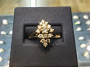 Women's Ring - Yellow Gold 14k (.585) 4.6 grams Size 10.5