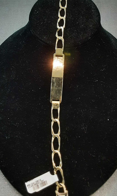 ID Bracelet - Yellow Gold 14k (.585) 17.9 grams 9 inch