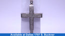 Cross Pendant - White Gold 10k (.417) 6.9 Grams