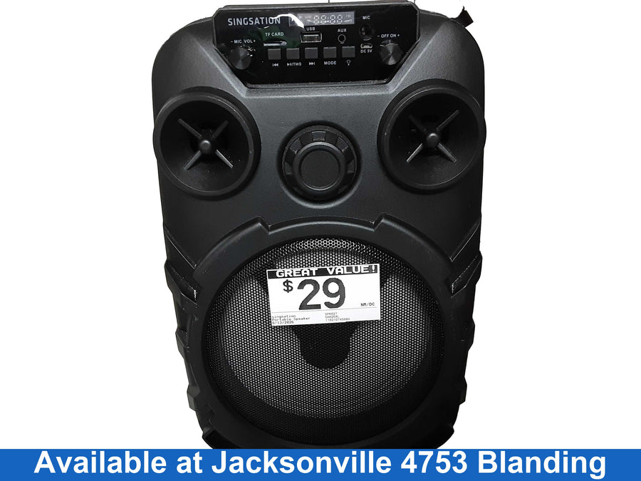Singsation Spka27 Black Portable Speaker