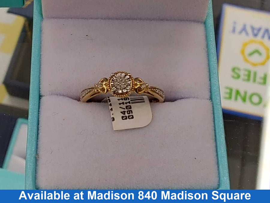 Women's Ring - Yellow Gold 10k (.417) 1.5 Grams Size 7
