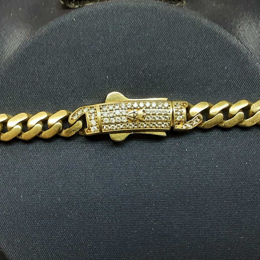 Cuban Link Chain - Yellow Gold 10k (.417) 21.2 grams 20 inch
