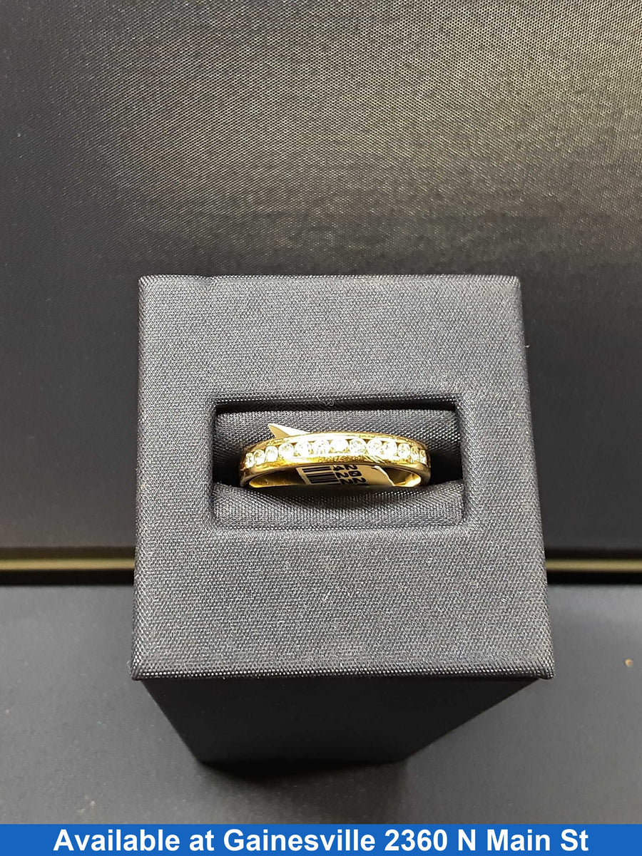 Ring - Wedding Band - Yellow Gold 14k (.585) 3 grams Size 7.5