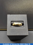 Ring - Wedding Band - Yellow Gold 14k (.585) 3 grams Size 7.5