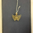 Butterfly Pendant 14k Gold 1 Inch