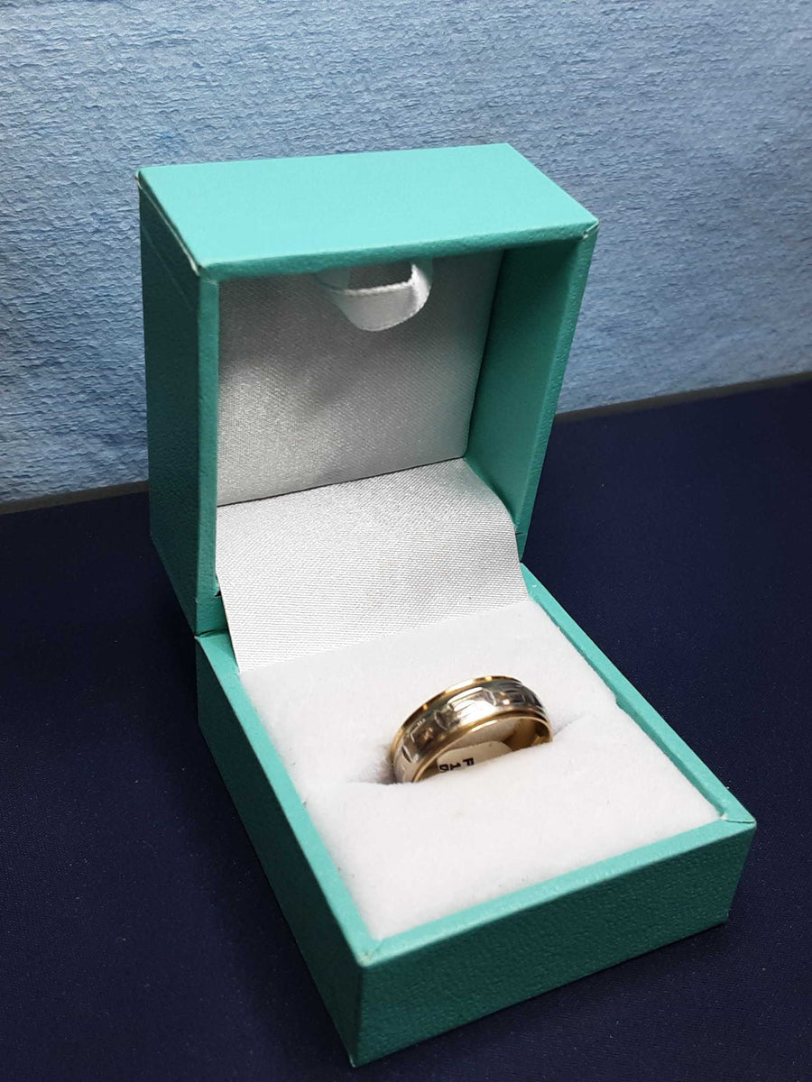 Ring - Wedding Band - Yellow Gold 10k (.417) 2.5 grams Size 6