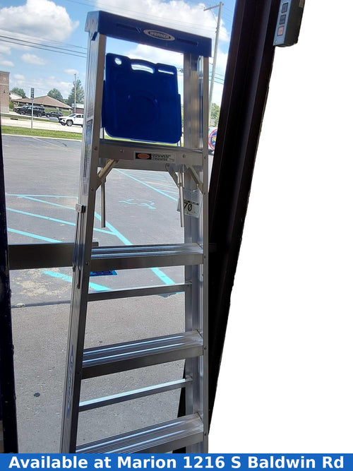 Werner 366 Silver A-Frame Ladder