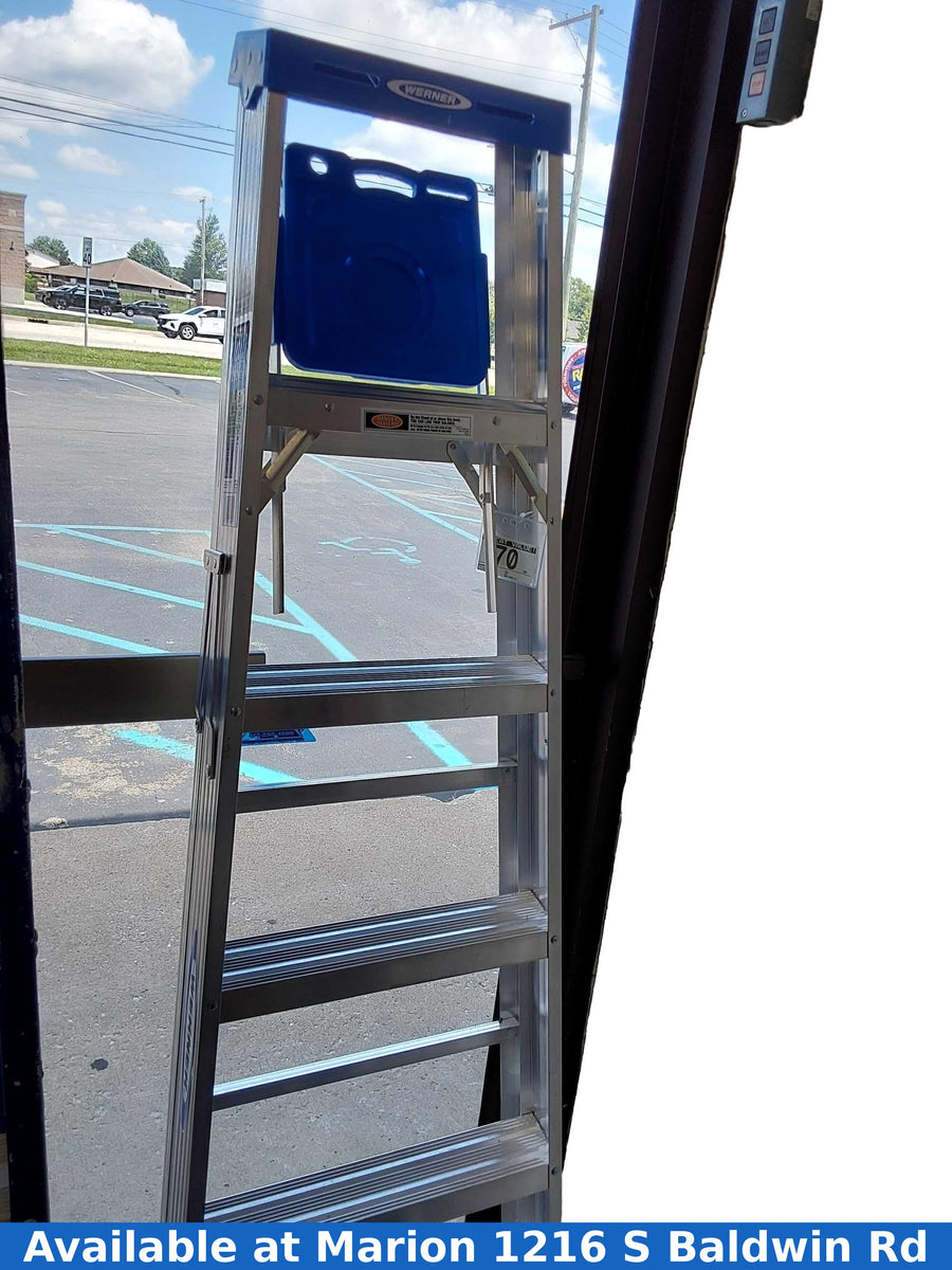 Werner 366 Silver A-Frame Ladder
