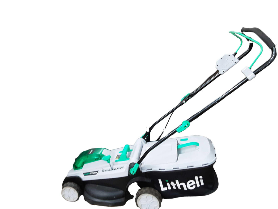 Litheli D03001752 Gray Cordless Push Lawn Mower